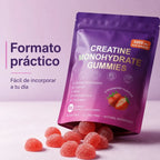 Creatina Monohidratada En Gomitas Mujer Sabor Frutilla